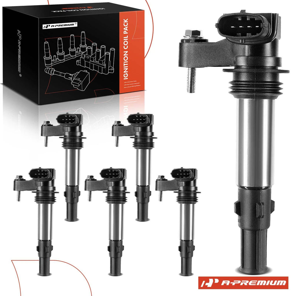 6x Ignition Coil for Chevrolet Traverse GMC Acadia Buick Enclave (2009)