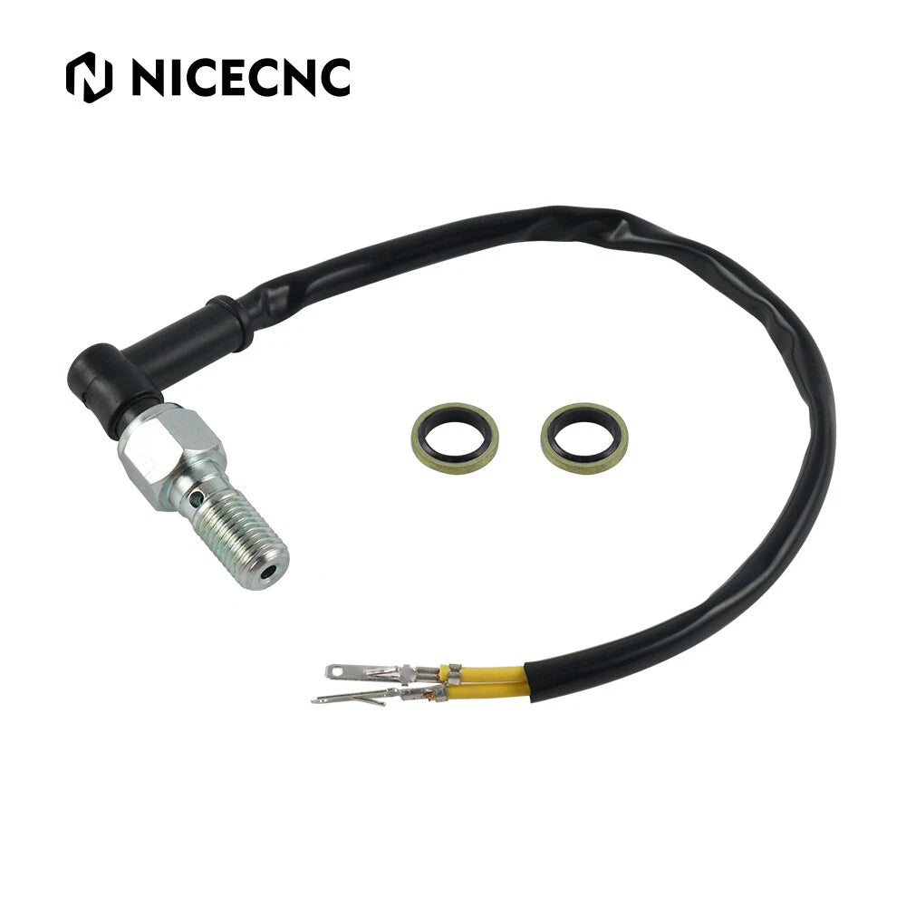 Hydraulic Pressure Brake Light Switch Banjo M10x1.25 for Motorcycle