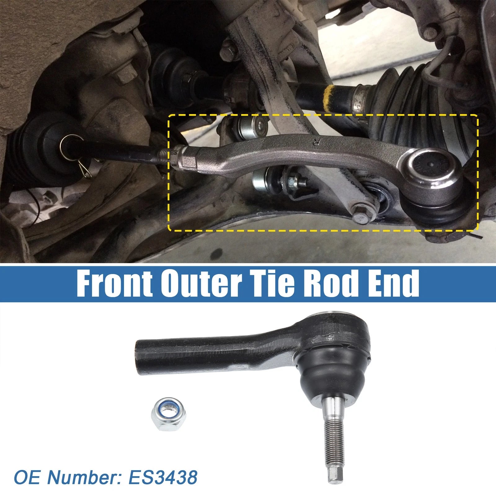 Front Outer Tie Rod End for Dodge Caravan (2001–2004)