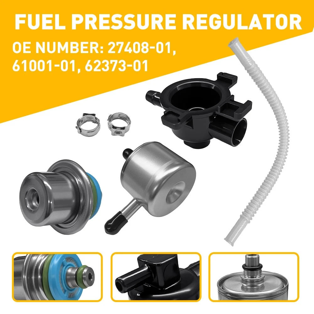 Fuel Pressure Regulator with Housing Filter for Electra Glide Road King (2001–2007)