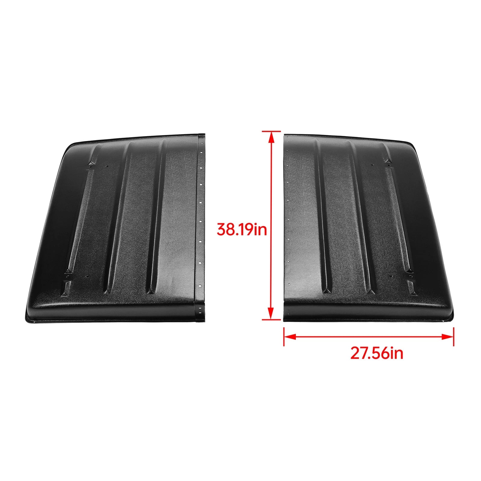 2 Piece Hard Top Roof for Kawasaki Mule 600 610 SX 4X4 (2005–2023) #KAF600-005B