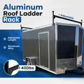 Adjustable Ladder Roof Rack for Enclosed Trailers Cargo Vans Trucks (72"-108")