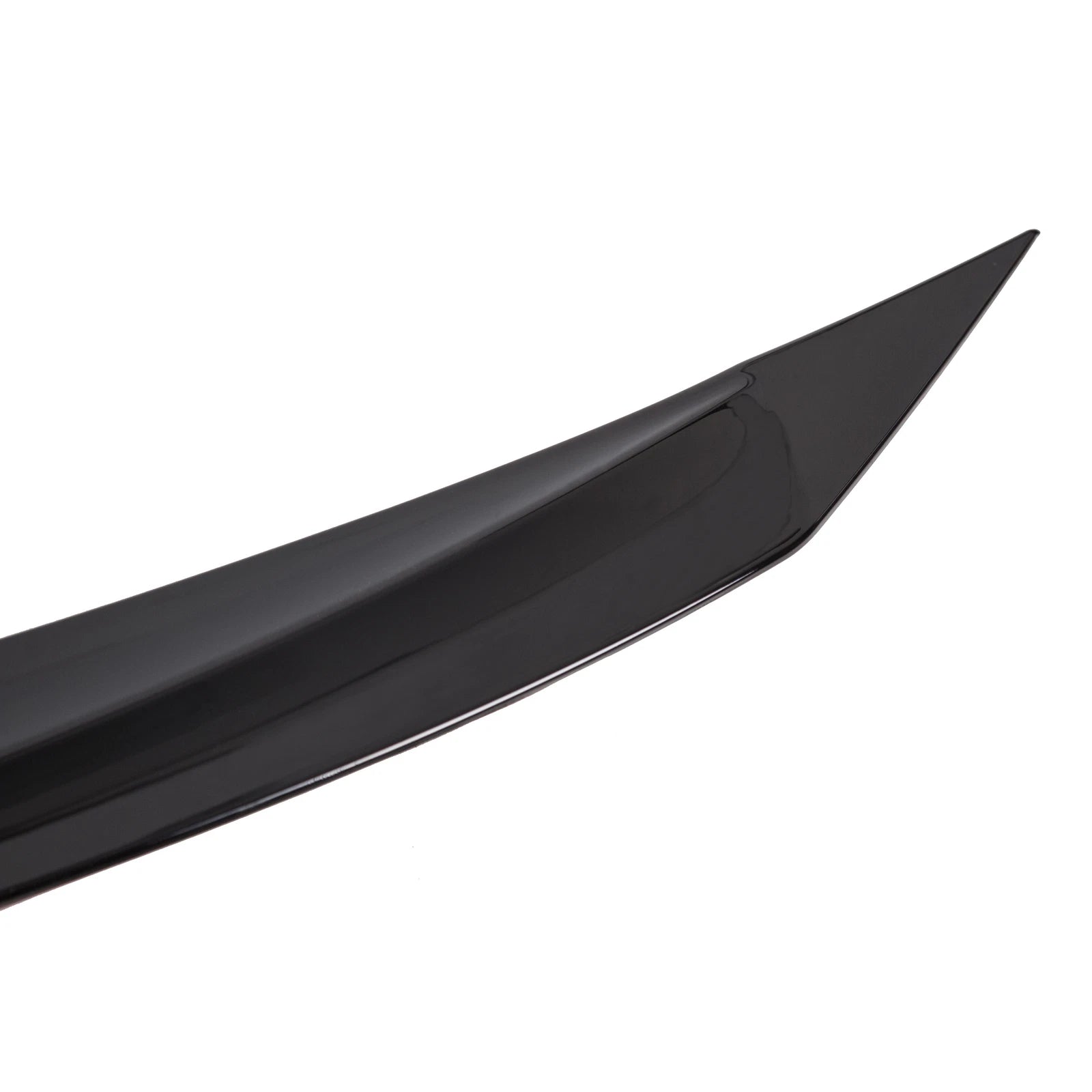 Gloss Black Front Hood Bumper Upper Trim Nose Cover for Honda Civic Si (2016–2021)