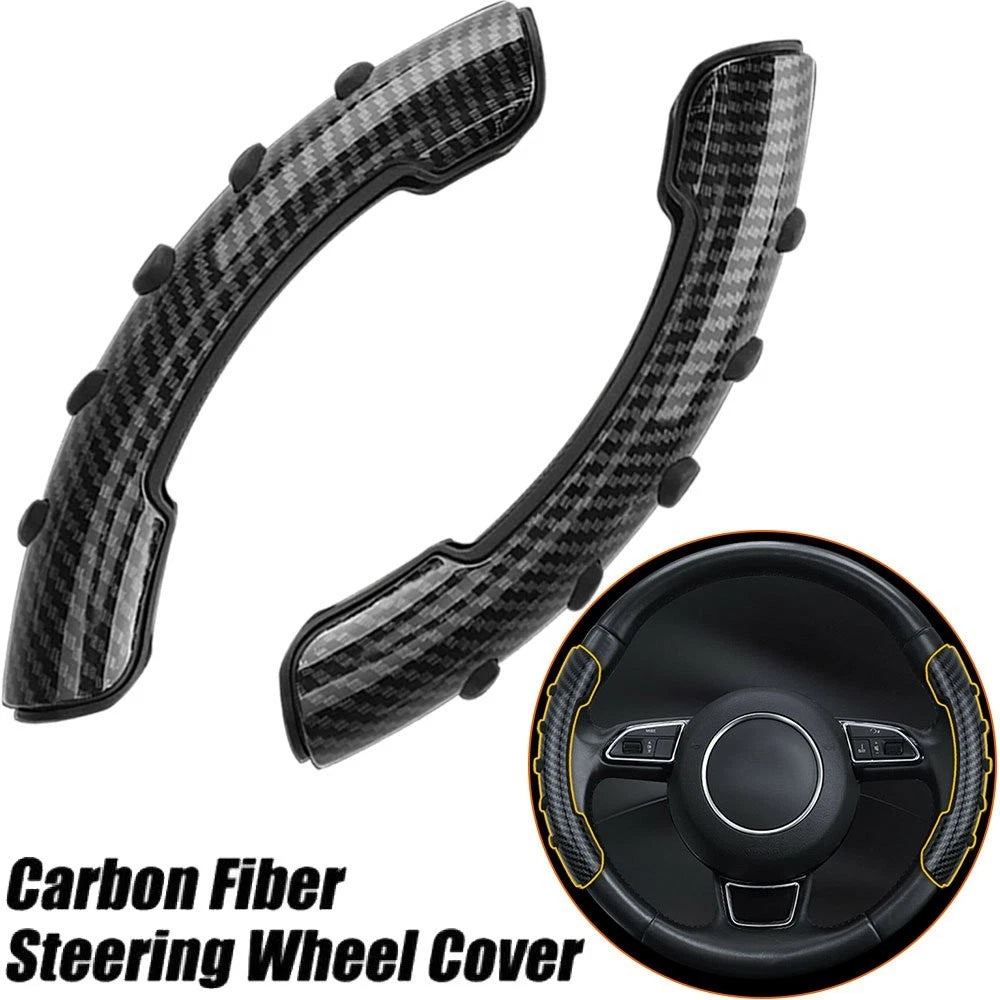 Steering Wheel Booster Cover for Universal Cars (Carbon Fiber)