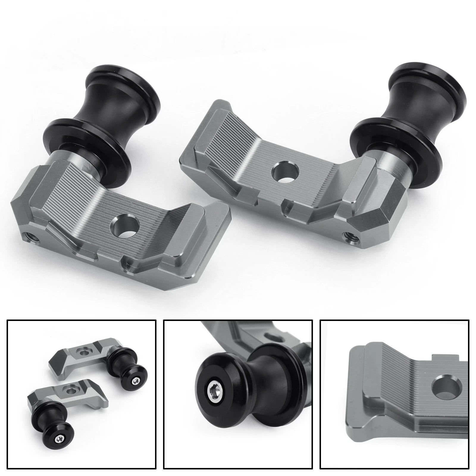 Chain Adjuster Block with Swingarm Spools for Yamaha MT-07 (2014–2018)