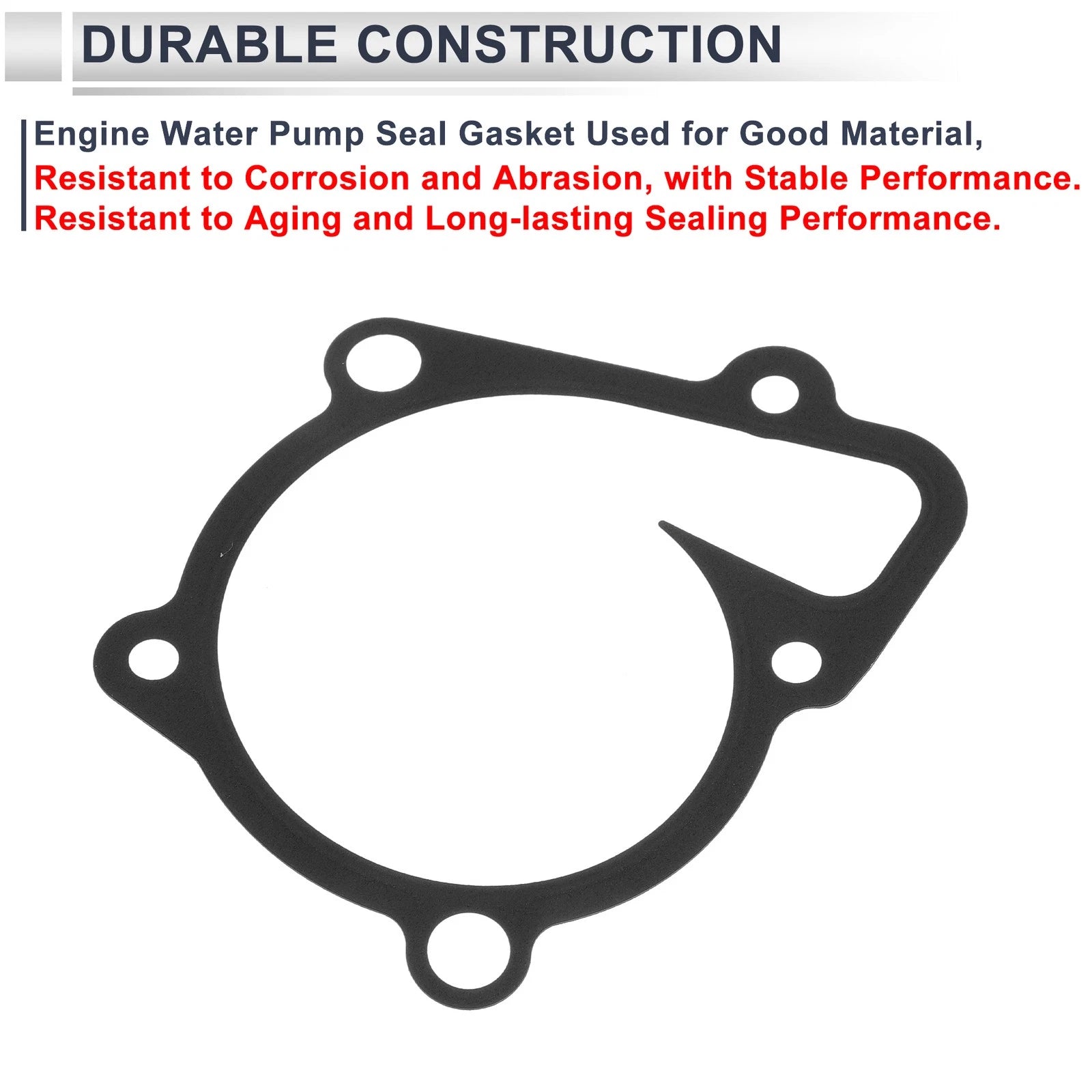 Water Pump Gasket for Hyundai Santa Fe Sport (2013–2016) Rubber 1Pc