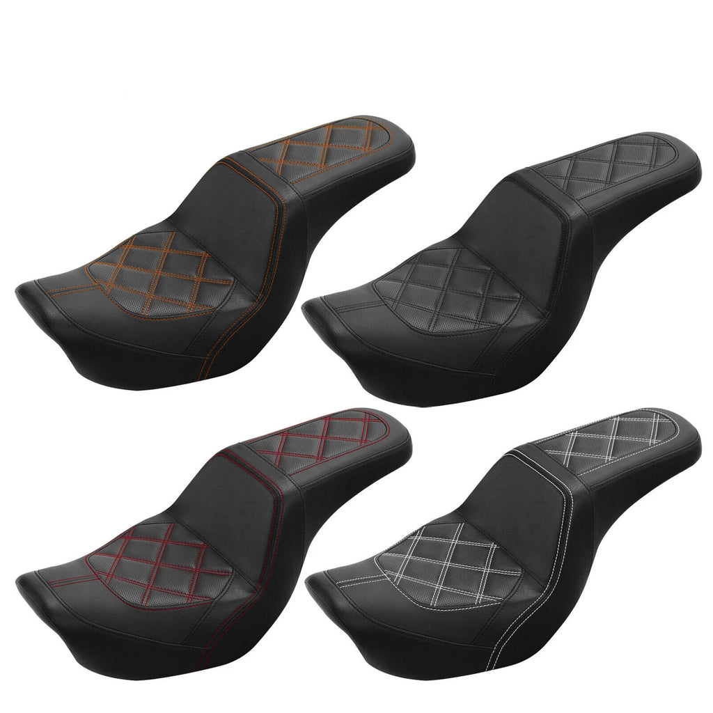 Driver Passenger Seat for Harley Dyna Low Rider Street Bob Super Glide (2006–2017)
