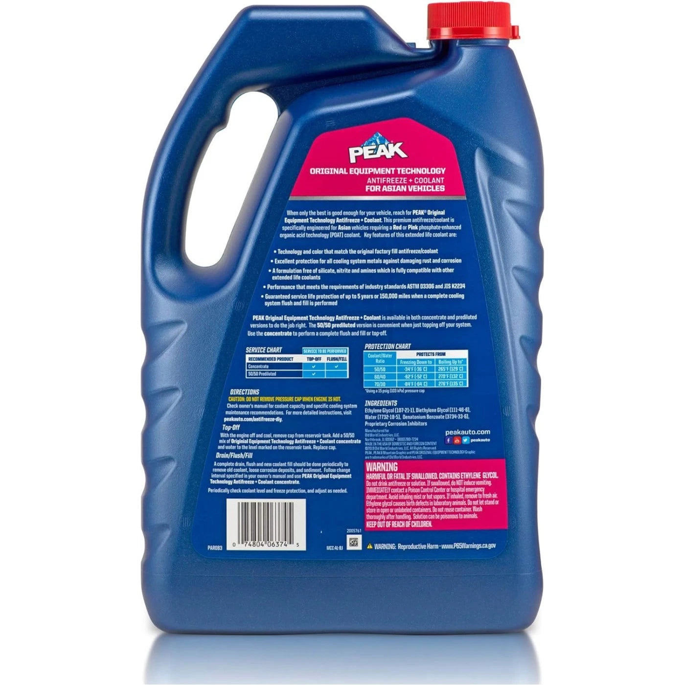 Coolant/Antifreeze for Toyota 4Runner, Camry, Corolla, Land Cruiser
