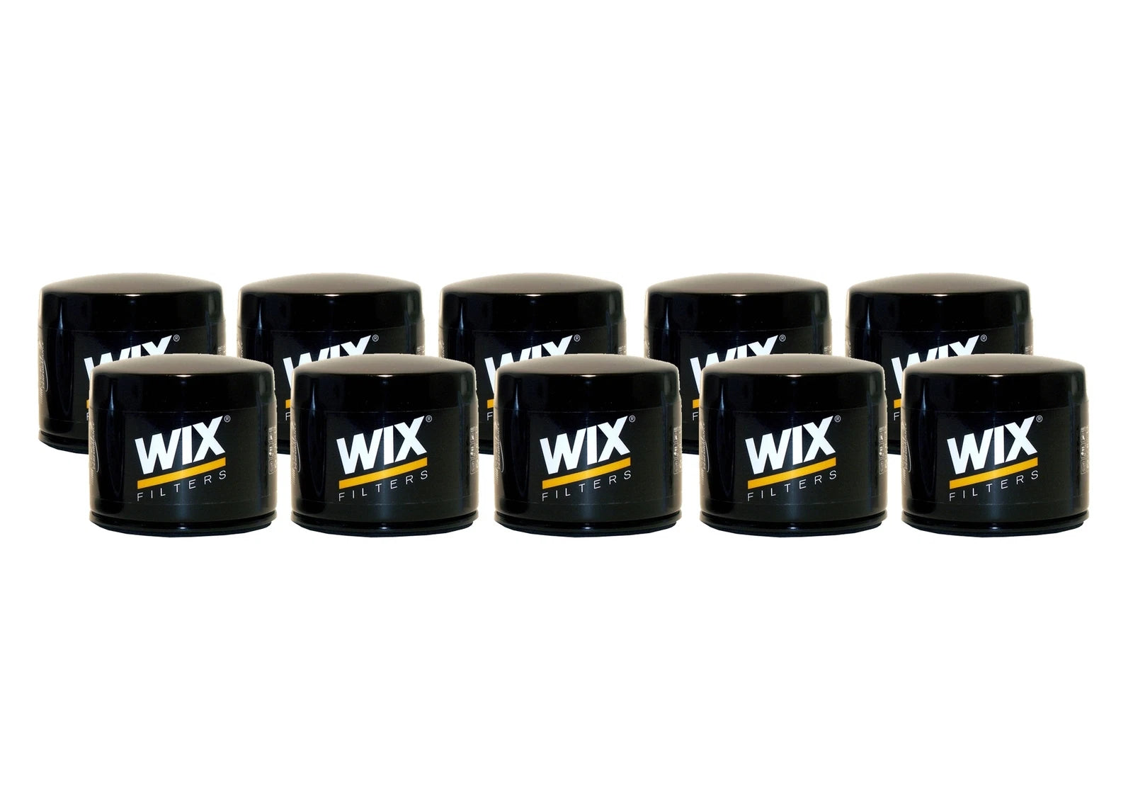 Set of 10 Engine Oil Filters for Chevrolet GMC Pontiac (StdAsp GAS)