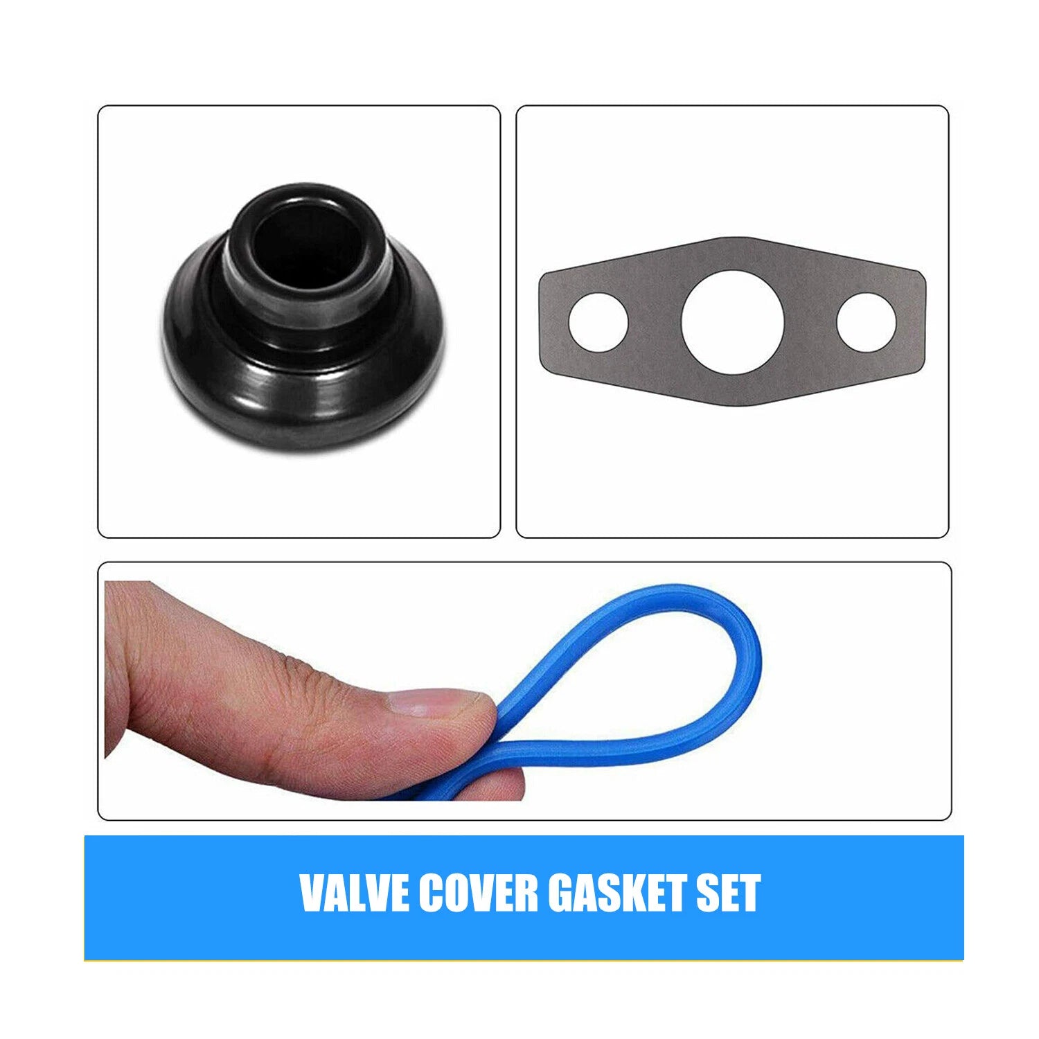 Valve Cover Gasket for GMC Hummer Pontiac Chevrolet LS3 4.8L 5.3L 6.0L (1997–2016)