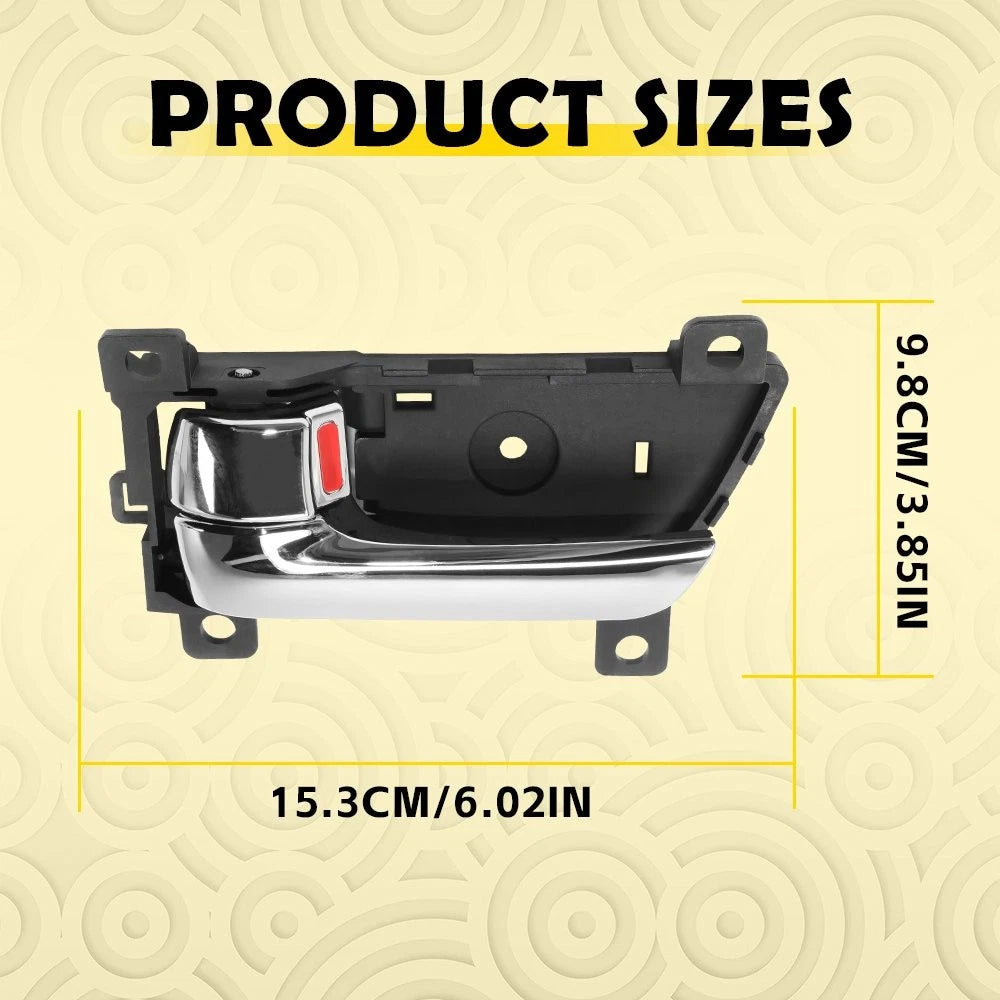 Interior Door Handle Set of 2 for Kia Sorento (2012–2015)