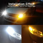 2X 3157 LED Dual Color Amber/White Switchback Bulbs for [Make Model] (YYYY–YYYY)
