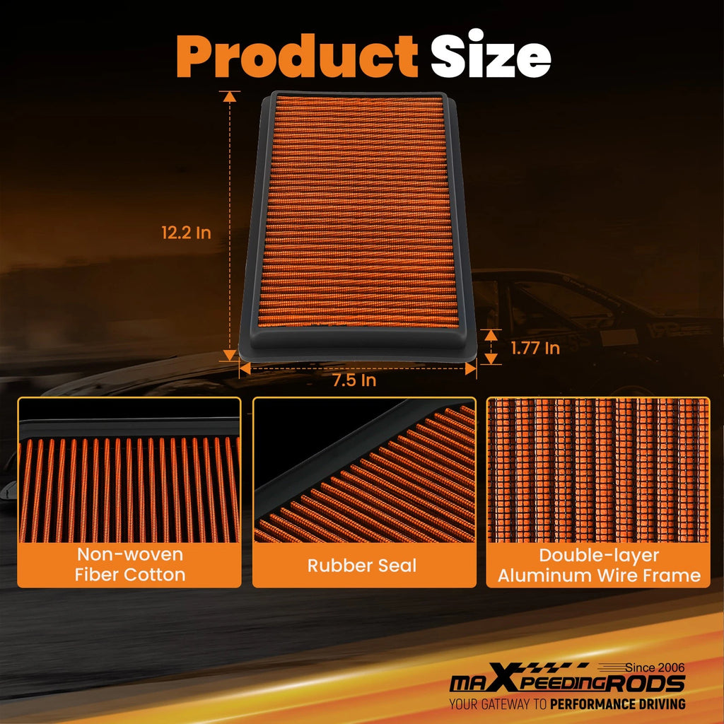 High Flow Engine Air Filter for Ford Fusion 3.5L (2010–2012)