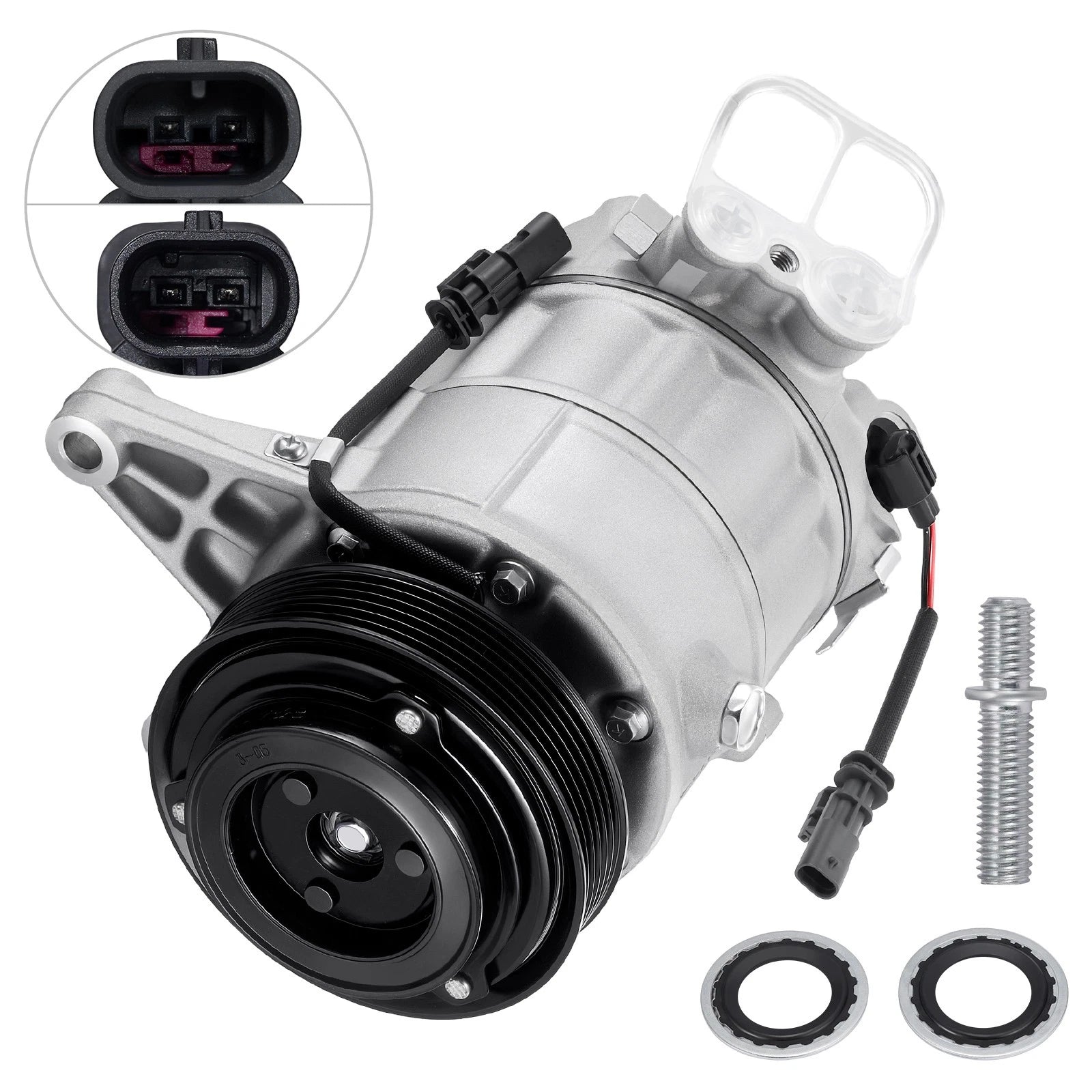 AC Compressor with Clutch for Chevrolet Impala 2014–2020, Cadillac XTS