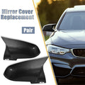 Pair of Carbon Fiber Pattern Rear View Mirror Covers for BMW F20 F22 F23 F30 (2012–2019) 745065025345