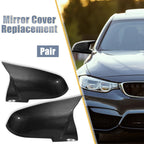 Pair of Carbon Fiber Pattern Rear View Mirror Covers for BMW F20 F22 F23 F30 (2012–2019) 745065025345