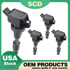 Set of 4 Ignition Coils for Hyundai Tucson Elantra GT Kia Forte Soul (2015–2022)