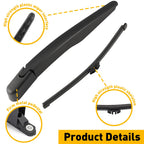 Rear Wiper Arm & Blade for Ford Escape (2013â2017) & Explorer (2011â2018)