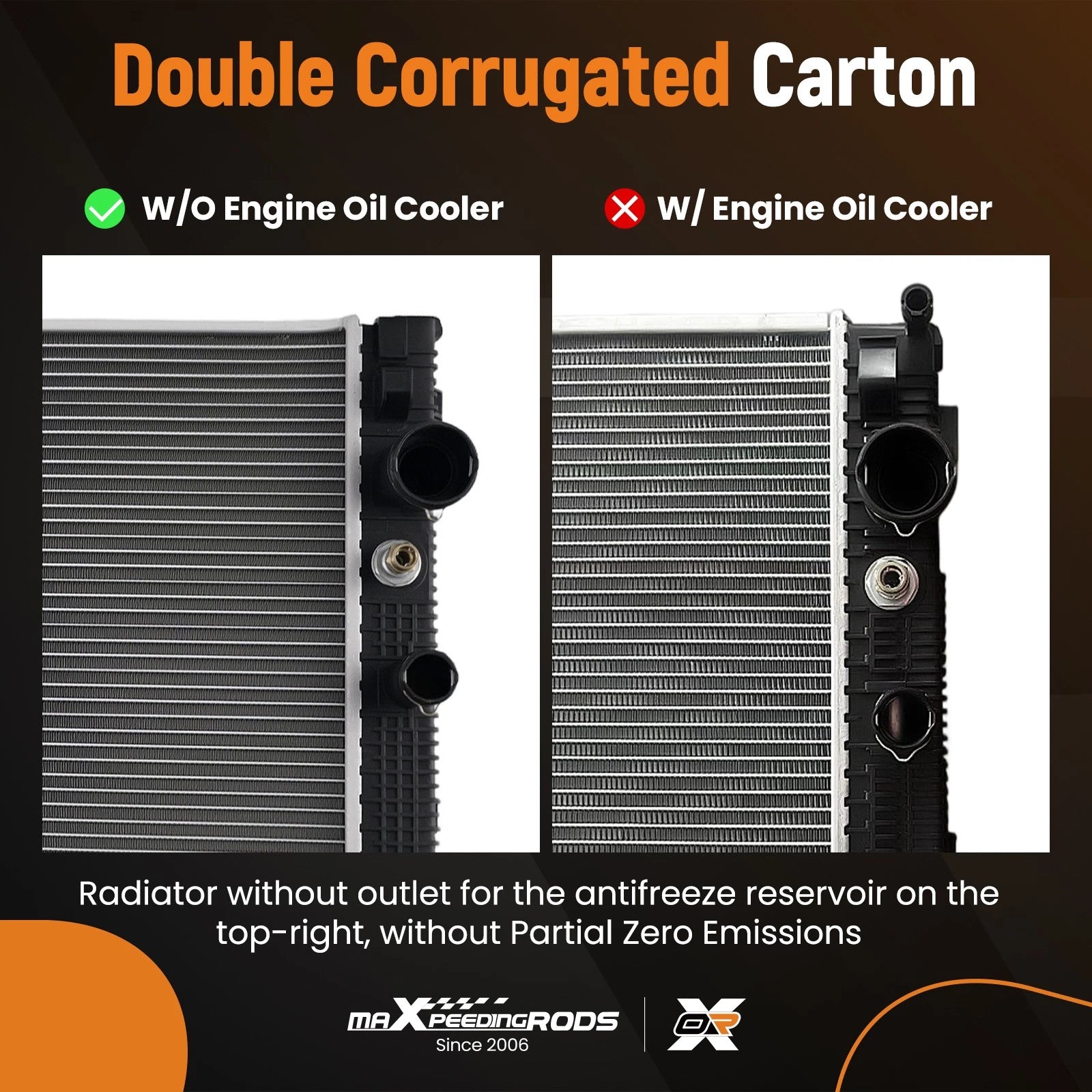 Aluminum Core Radiator for Mercedes-Benz C230 C280 C300 C350 (2008–2012) DPI13213