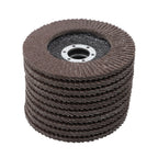 Set of 10 T27 60 Grit Zirconia Flap Discs for Grinding Wheels 4.5”