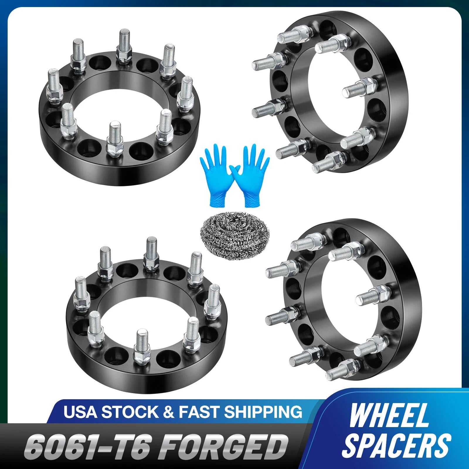 Set of 4 Wheel Spacers 1.5" for Chevrolet Silverado GMC 2500 3500