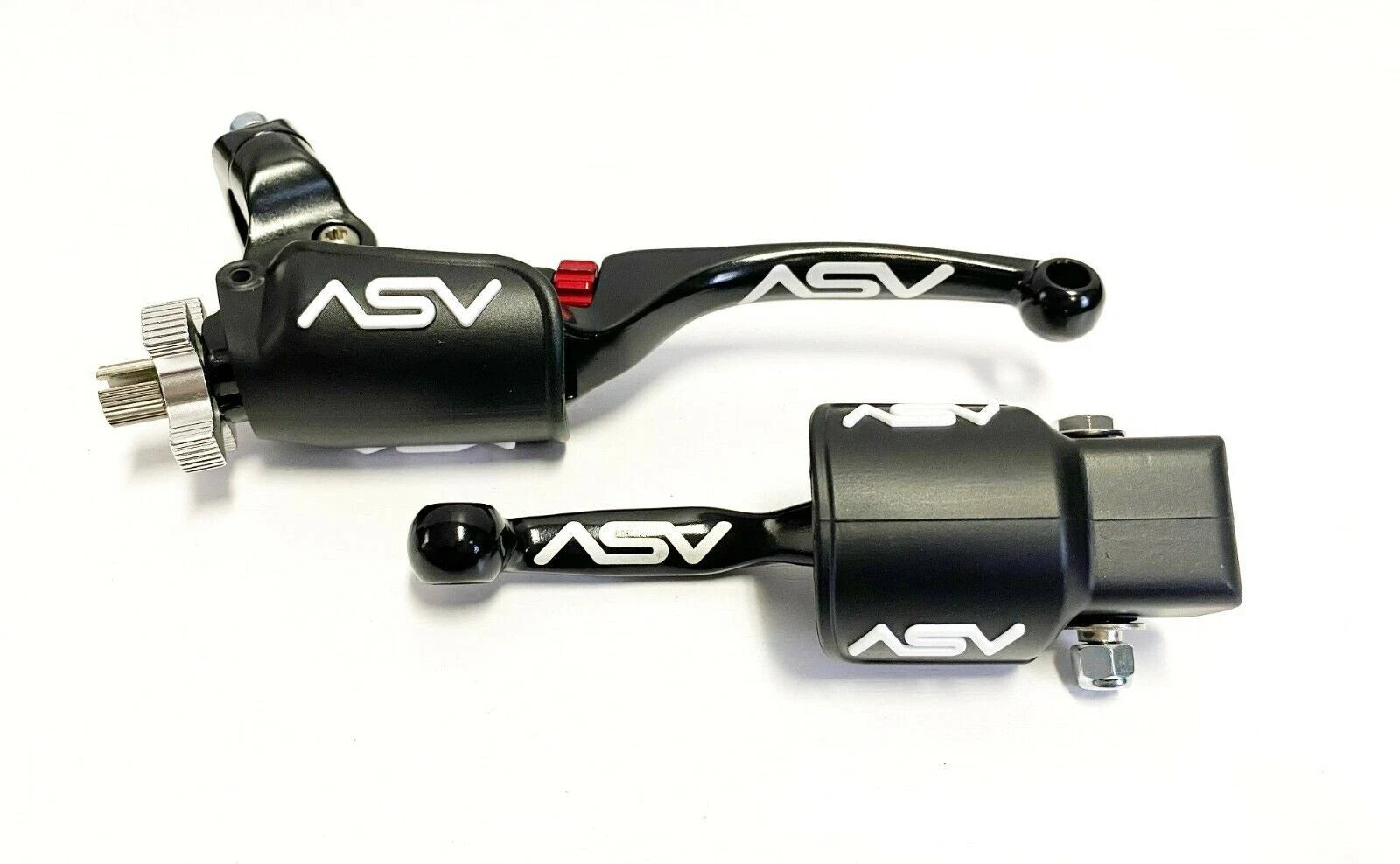 ASV F4 Front Brake Clutch Perch Levers Black Pair for KX250F KX450F (2006–2023)