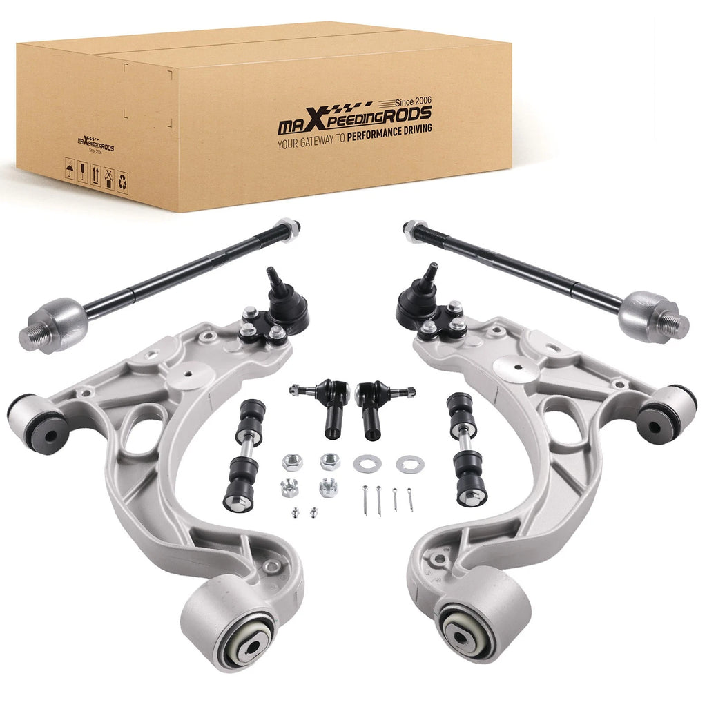 8x Front Lower Control Arms Tie Rods Kit for Buick LeSabre Bonneville (2000–2005)