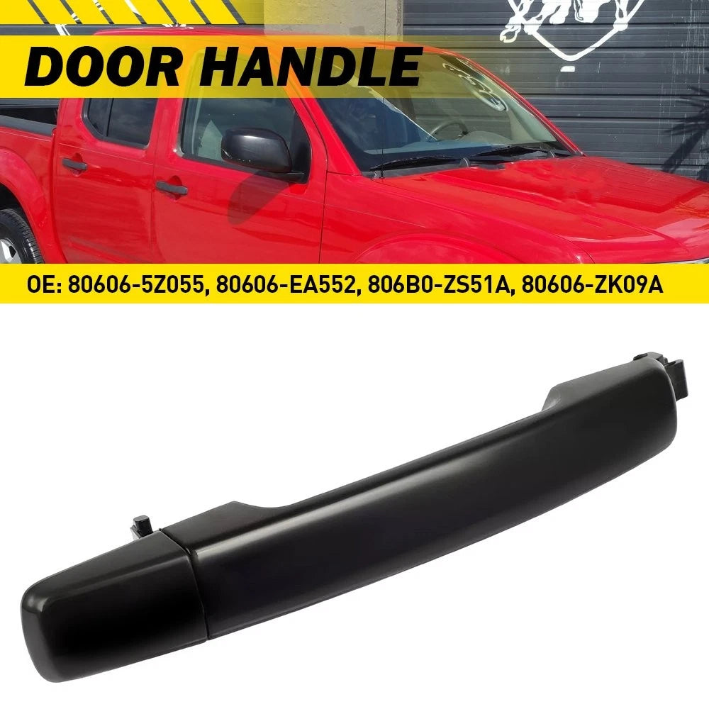 Exterior Door Handle Black Right Passenger Side for Nissan Pathfinder (2005–2007)