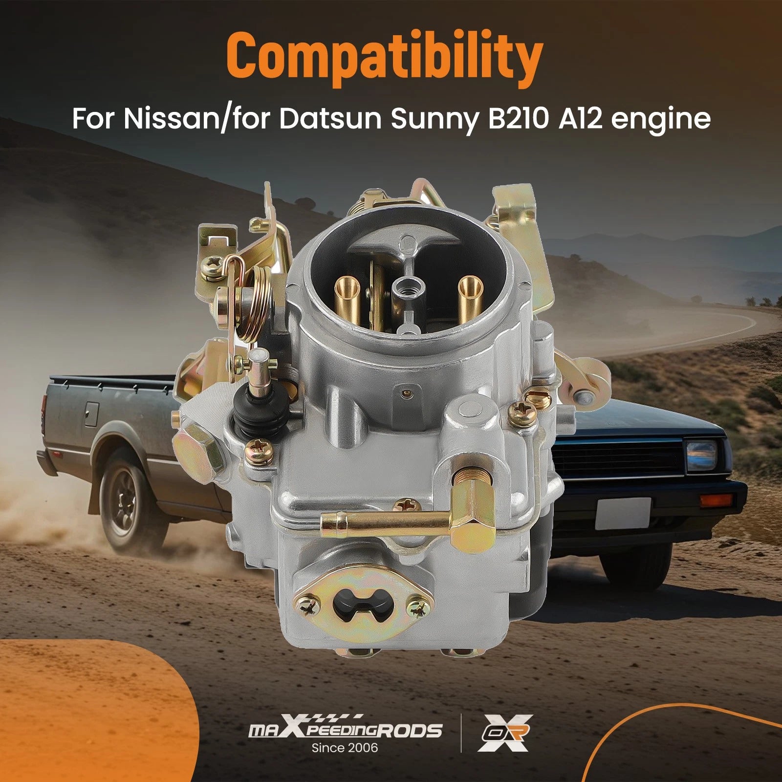 Carburetor for Nissan Sunny B210 A12 (1970–1978)