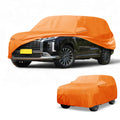 Waterproof Car Cover for Hyundai Palisade (2020–2023) - Orange Cotton, Zipper