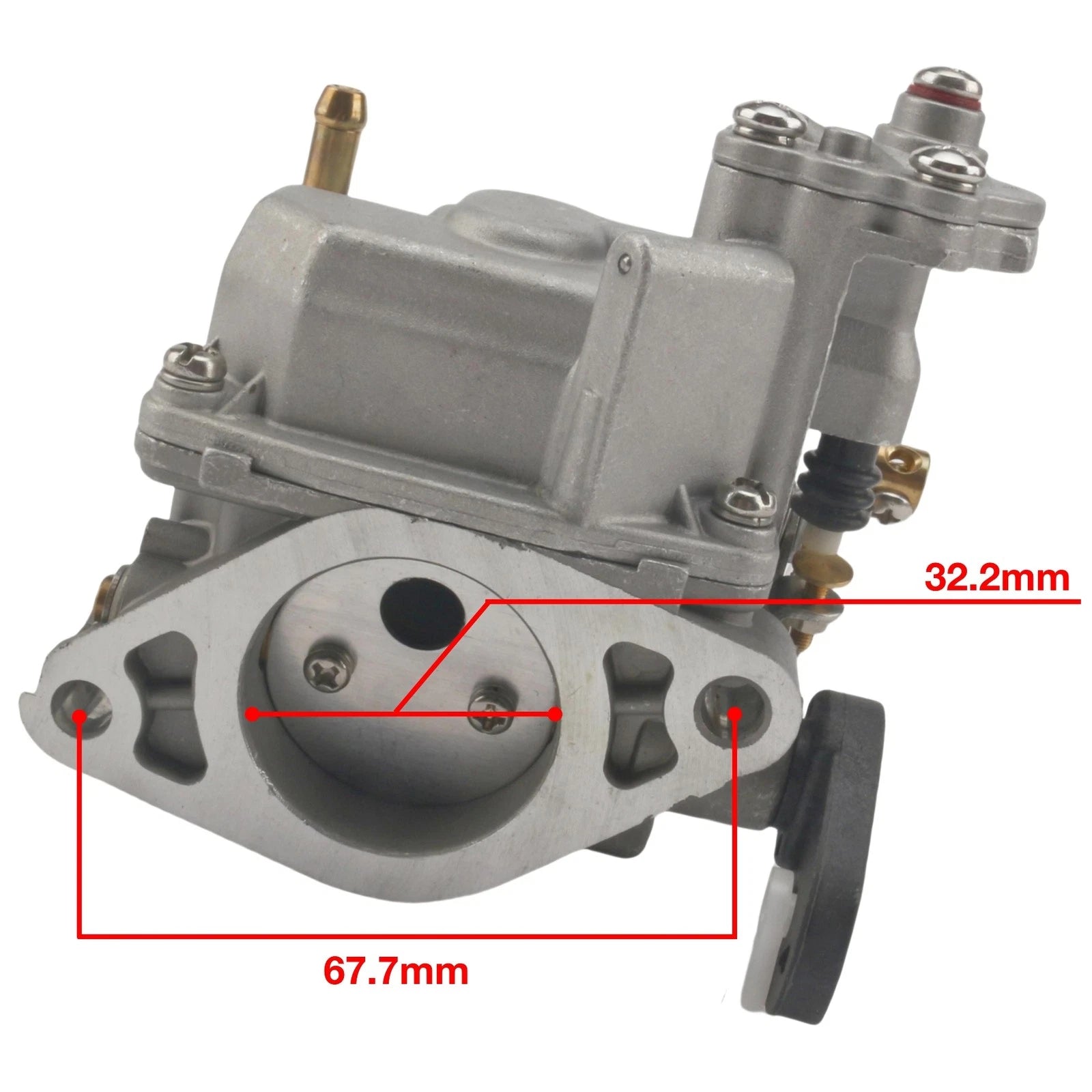 Carburetor & Gasket for Mercury Mariner 4 Stroke 9.9 13.5 15 HP (1990–2023)
