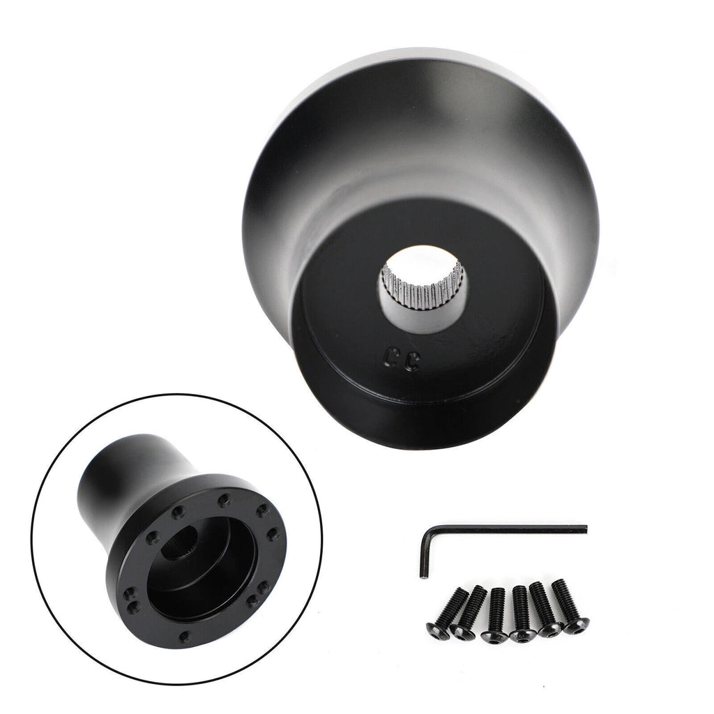 Aluminum Steering Wheel Adapter Hub for Club Car DS (1984–Present) Black