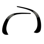 Gloss Black Front Bumper Spoiler Air Vent Trim for Benz GLC X253 (2021)