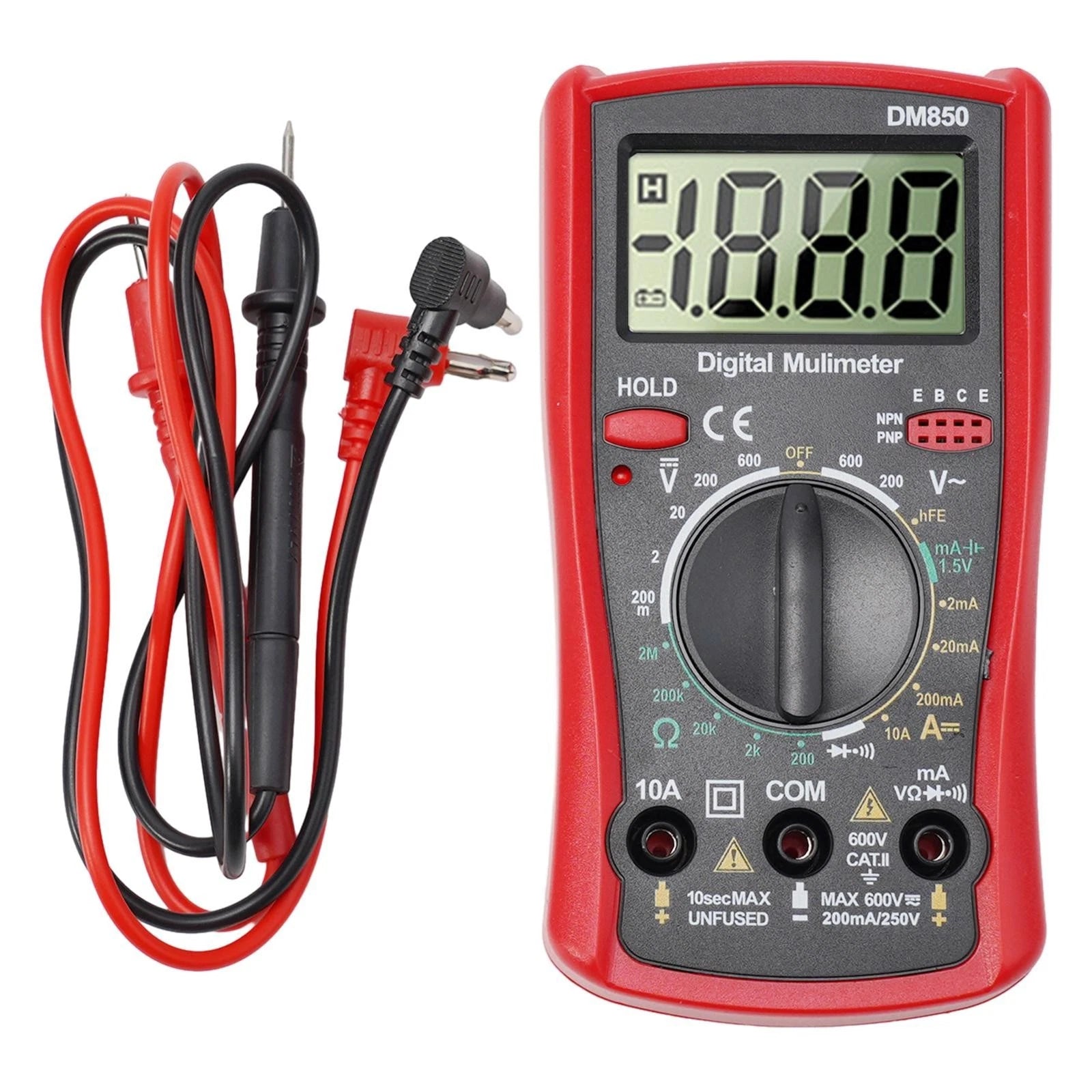 Digital Multimeter DM850 for Automotive Use (AC DC Voltage Measurement)