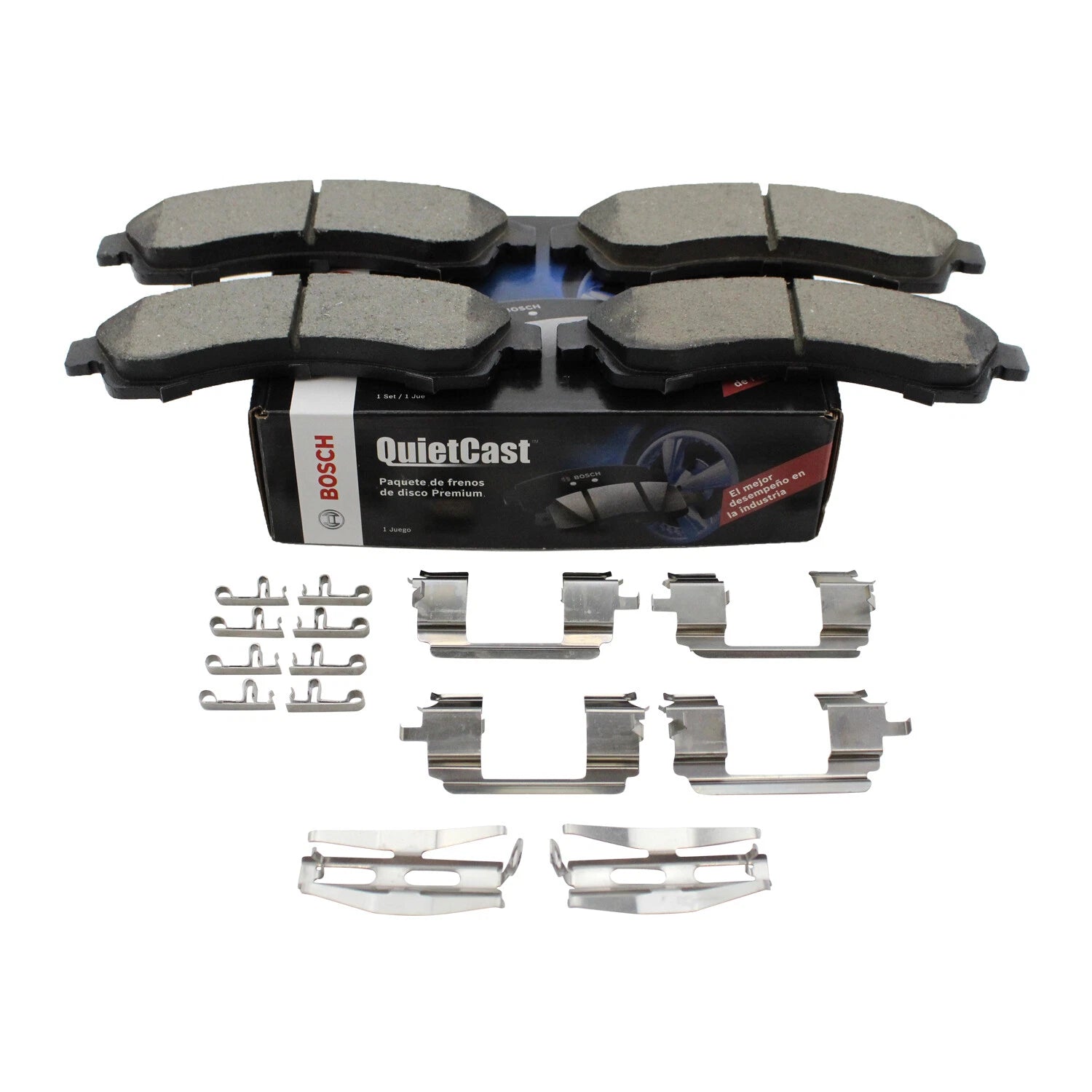 Set of 4 Bosch QuietCast Front Ceramic Brake Pads for Rainier SSR Envoy Ascender 9-7x