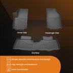 All Weather Floor Mats for GMC Terrain, Chevy Equinox (2018–2025) TPE Anti-Slip