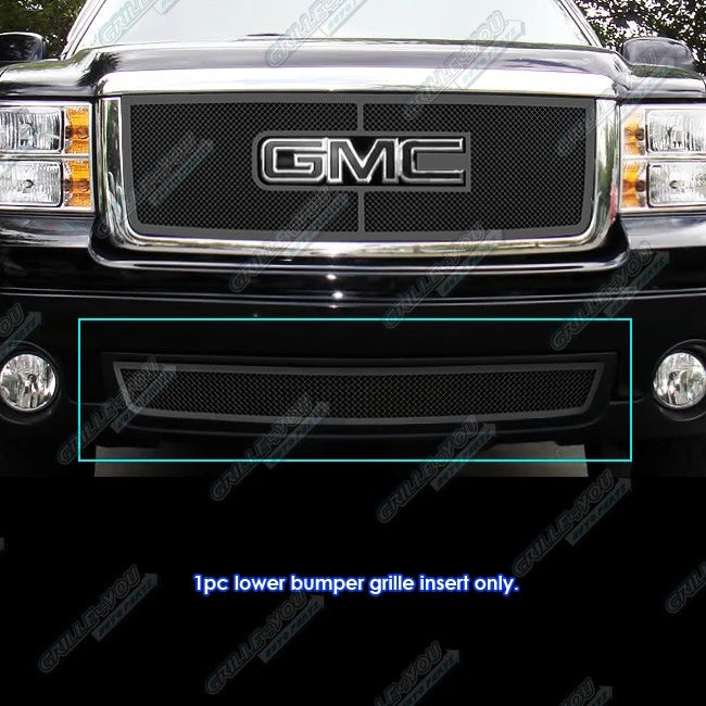 Black Mesh Grille for GMC Sierra 1500/Denali/2500/3500 HD (2007–2013)