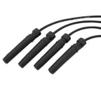 Set of 4 Ignition Spark Plug Wires for Chevy Aveo Pontiac Wave (2004–2011)