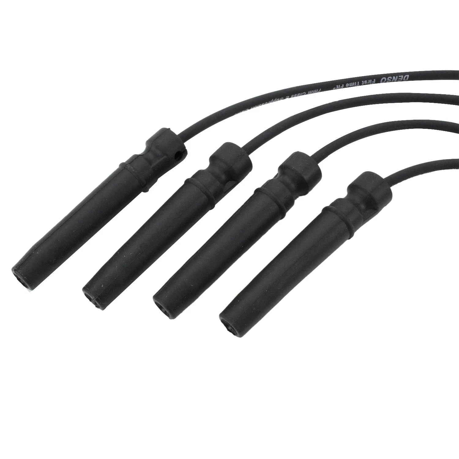 Set of 4 Ignition Spark Plug Wires for Chevy Aveo Pontiac Wave (2004–2011)