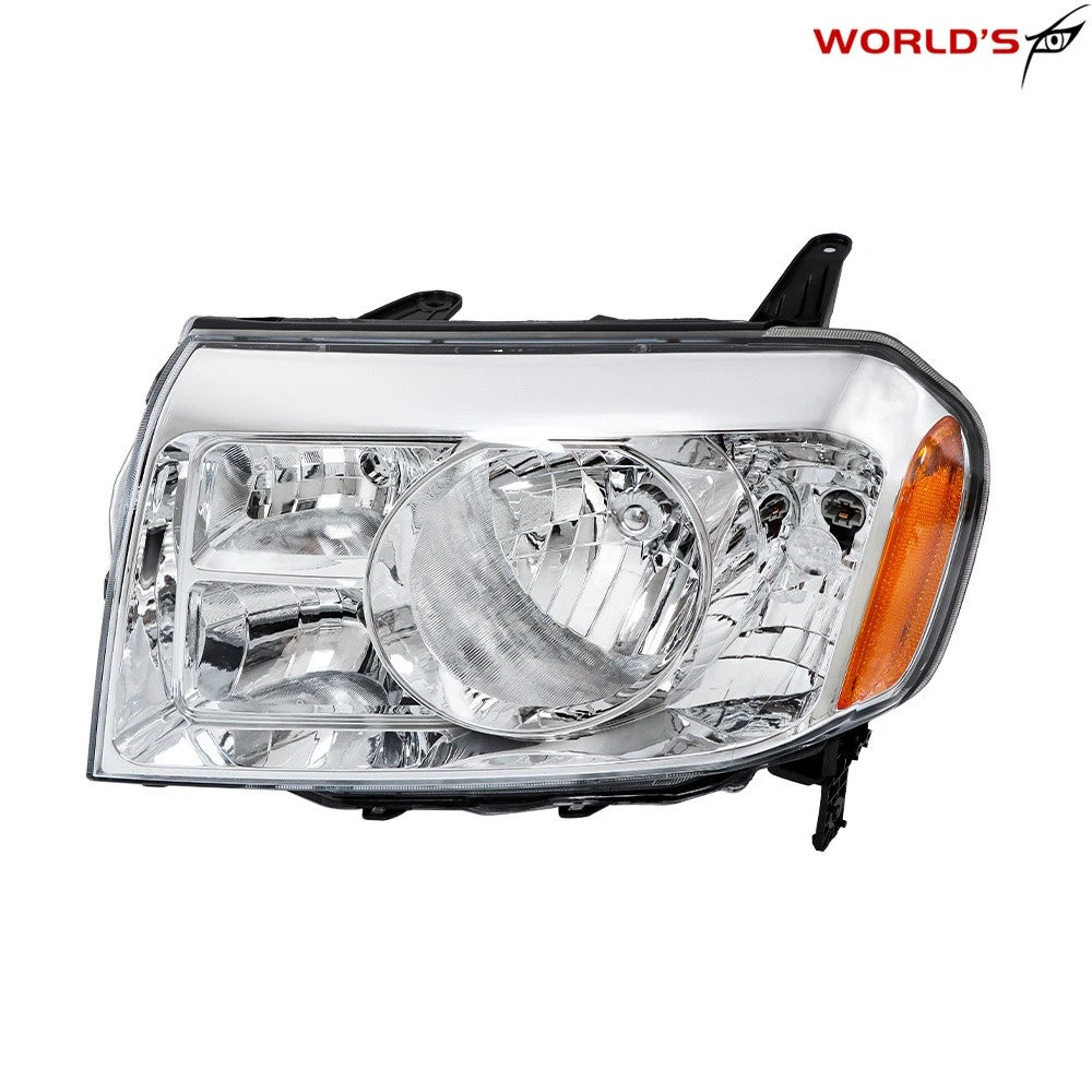 Left Headlight for Honda Pilot (2009–2011) Halogen Chrome