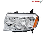 Left Headlight for Honda Pilot (2009–2011) Halogen Chrome