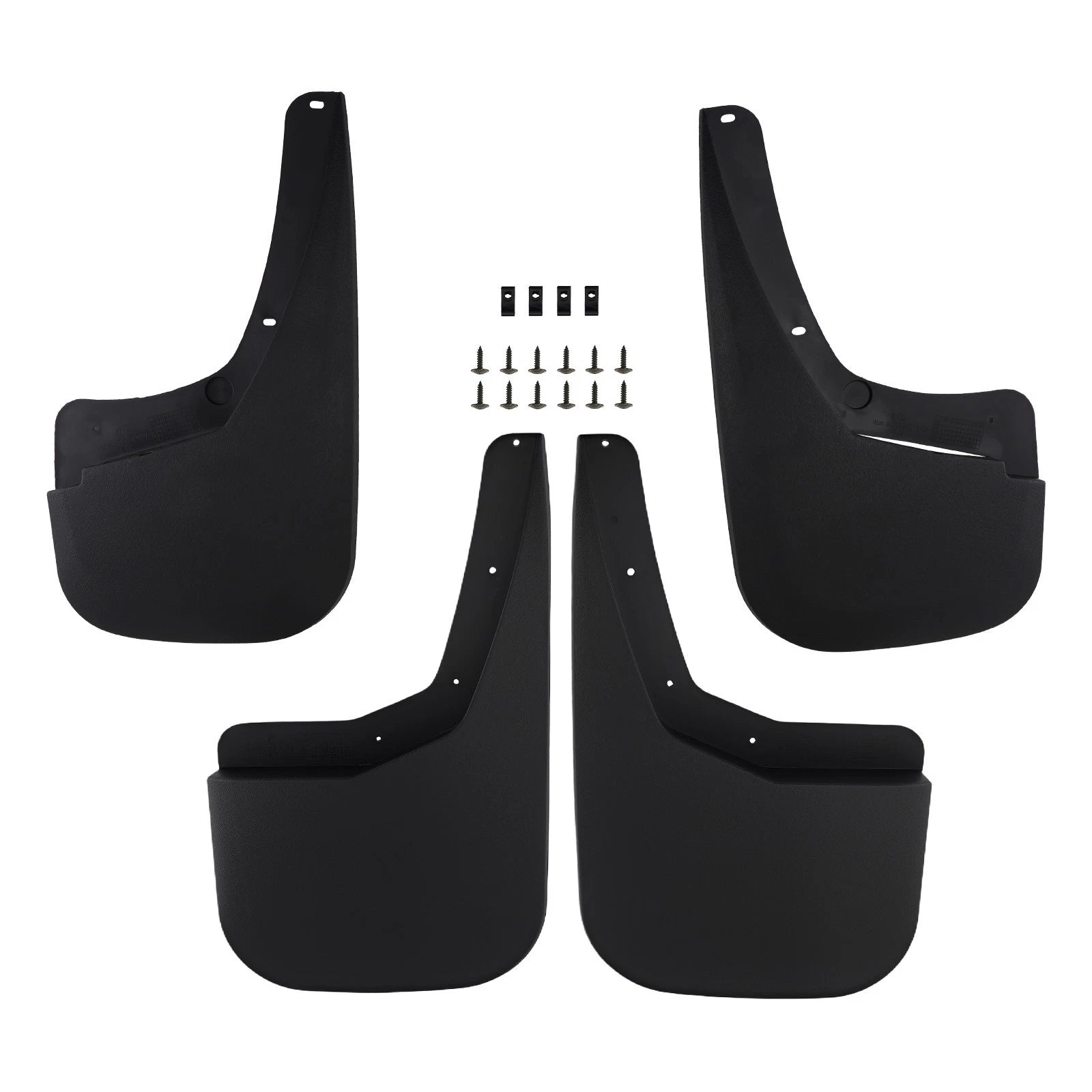 Set of 4 Mud Flaps Splash Guards for Chevrolet Silverado (2007–2014)