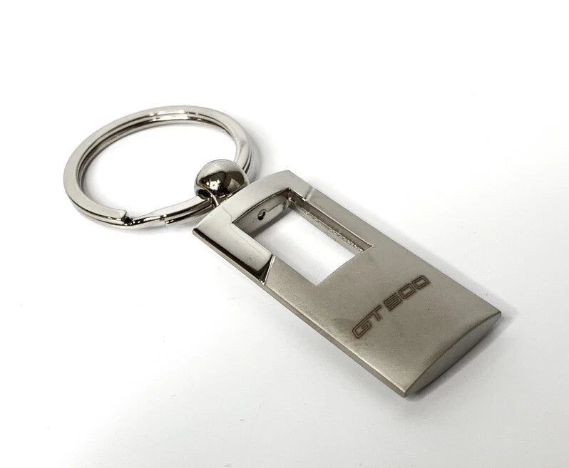 Key Fob Chain Rectangle Chrome Gunmetal Replacement for Shelby GT500 (2020–2024)