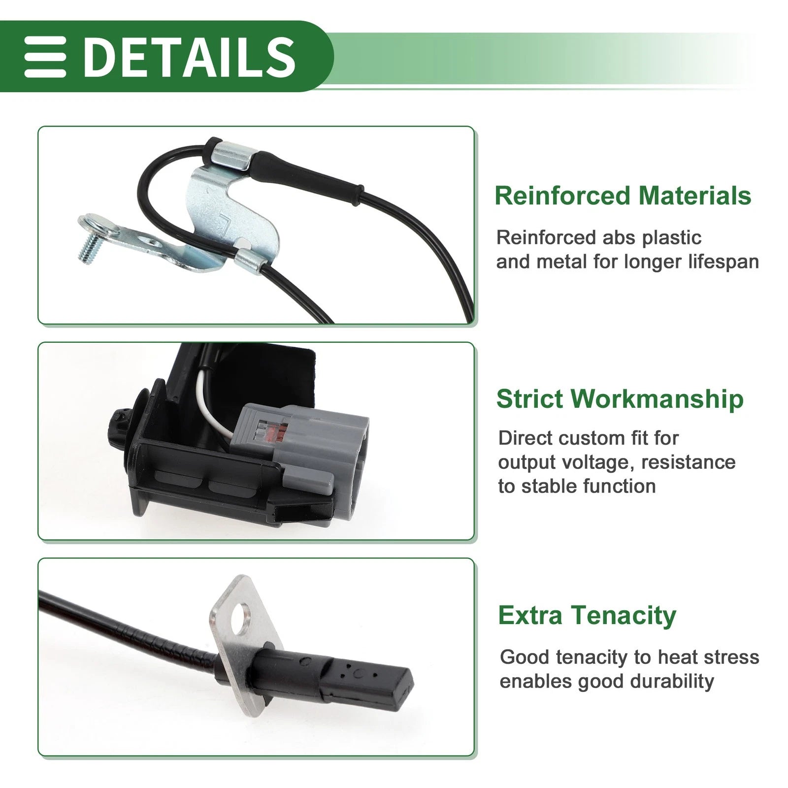 ABS Wheel Speed Sensor GS3L4373X for Mazda 6 (2009–2013)