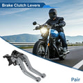 Short Brake Clutch Levers for Suzuki GSX-8R (2023–2025) Aluminum Alloy Titanium Tone