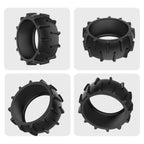 Natural Rubber Wheels with Rugged Tread for Dreame A1 A2