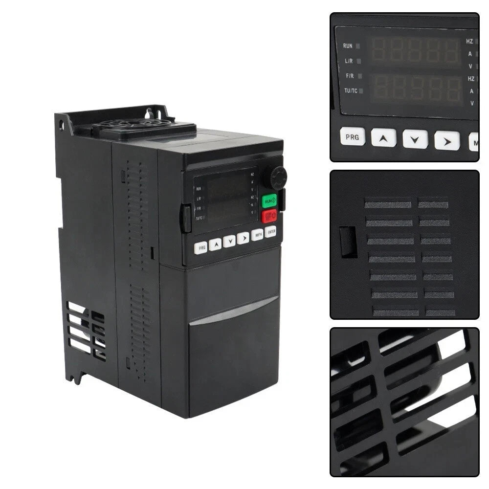 1.5KW 2HP 220V VFD Inverter for General Purpose Motor Control (Single to 3 Phase)