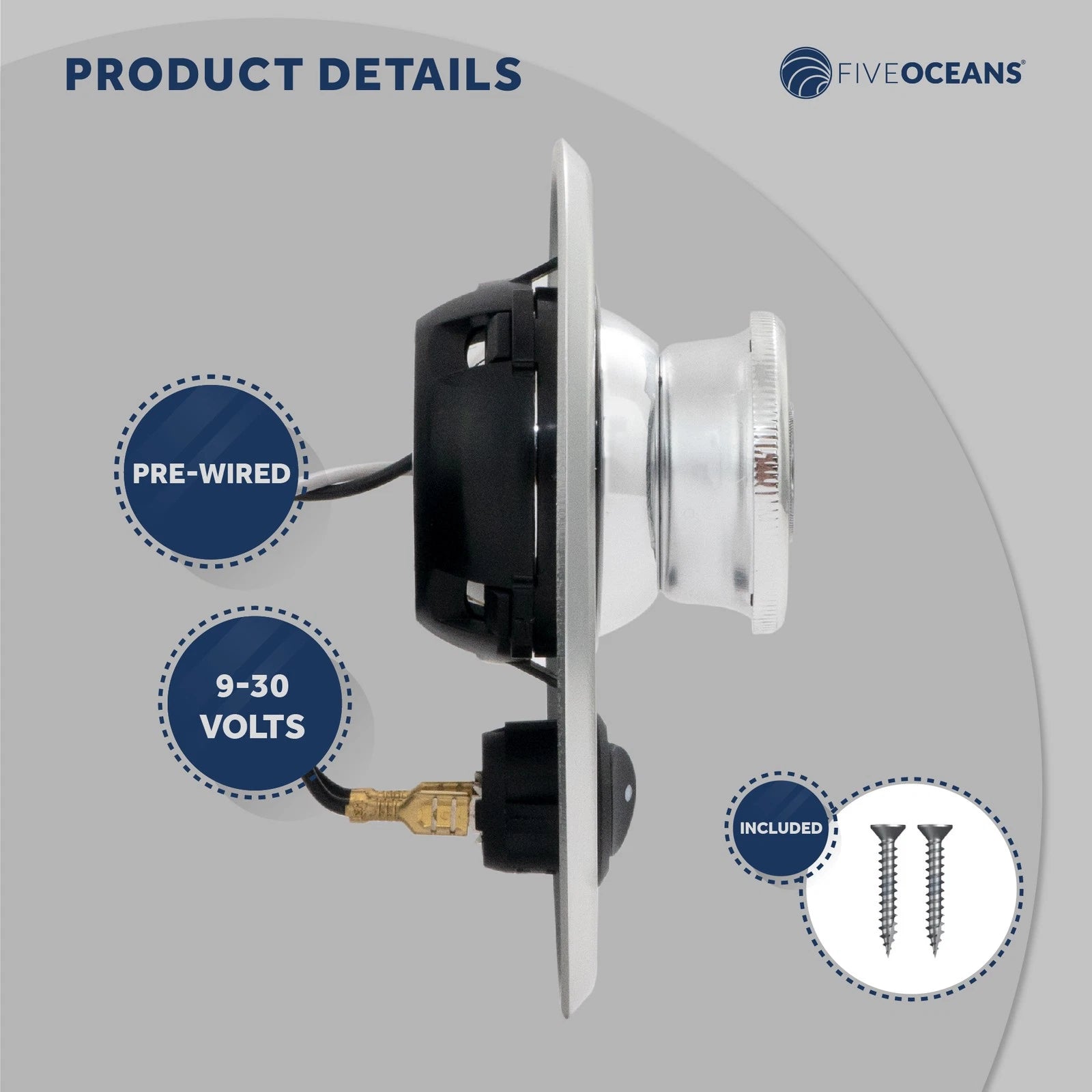 RV LED Ceiling Light for RVs (Adjustable 360 Degree)