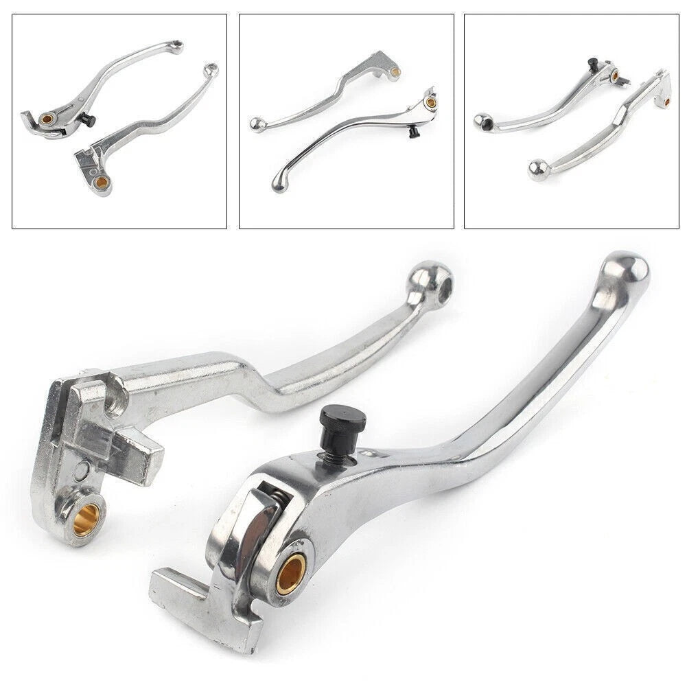 Chrome Brake Clutch Levers for Yamaha YZF R1 (2004–2012) YZF-R6 (2005–2012)