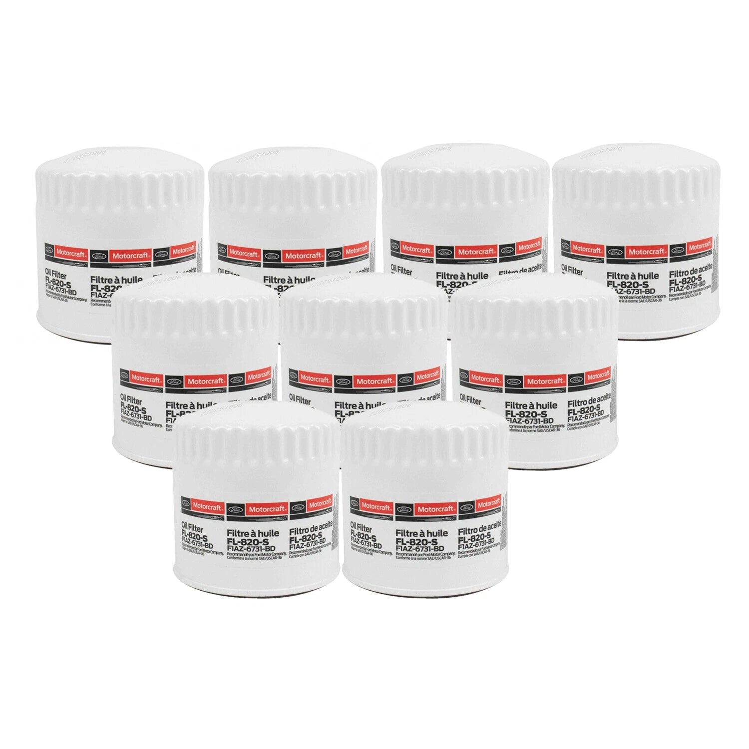 Set of 9 Engine Oil Filters for Cadillac Dodge Ford Lincoln Mercury